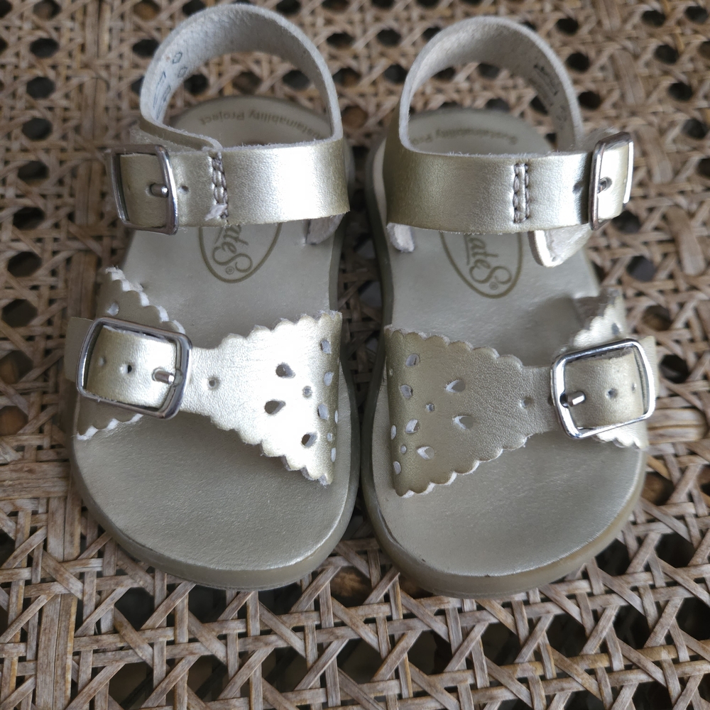 FootMates Metallic Kids Sandals